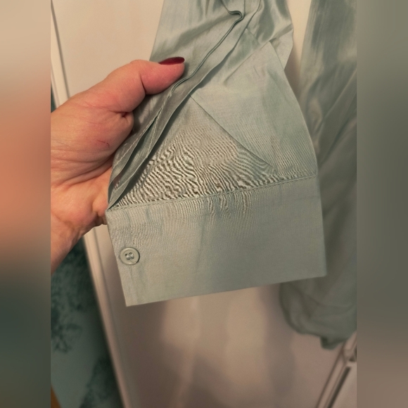 NWT Mint See Through Shirt Sz Petite M - Picture 4 of 7